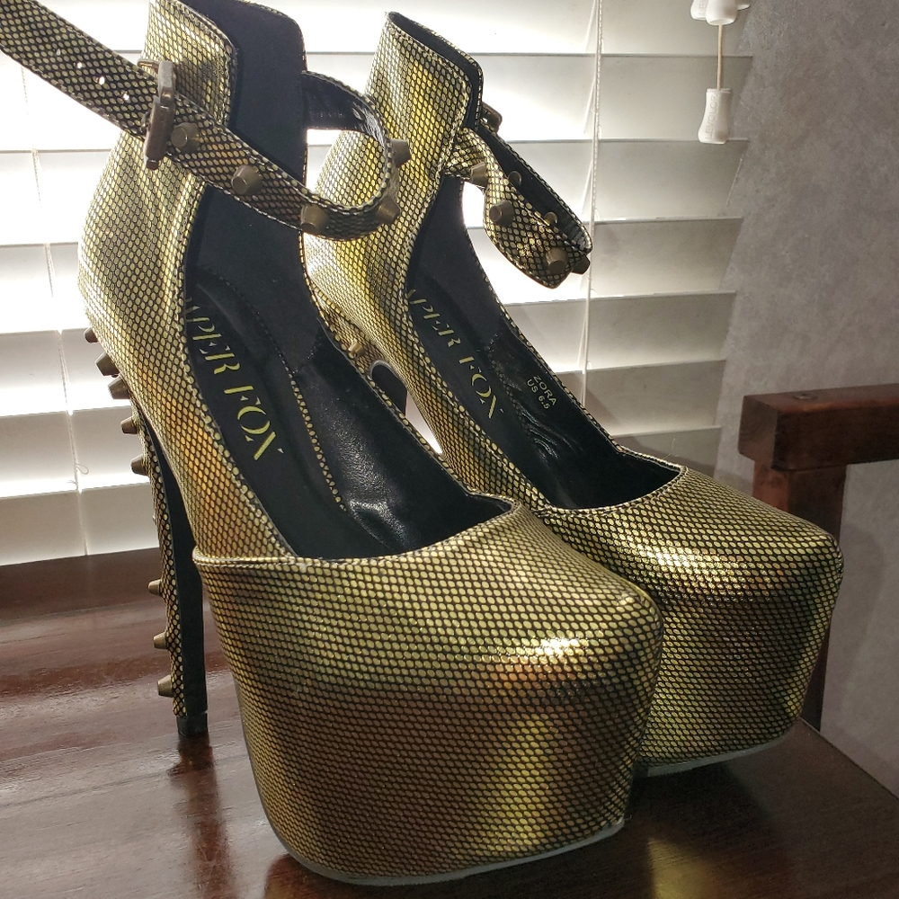 Paper Fox 6.5 Platform heel